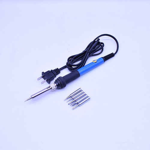 Cross-border 60w direct plug-in constant temperature electric soldering iron beautiful 110V European standard 220V electric soldering iron set welding tools