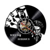 Cross -border creative vinyl clock Batman clown record hanging clock simple living room bedroom bedroom home decoration wall clock