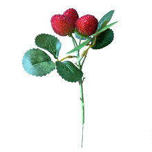 仿真水果花束 草莓浆果 仿真植物草莓塑料花杨梅 仿真花假花喜庆