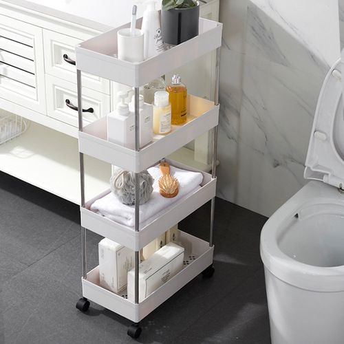 Bathroom storage rack floor-standing toilet toilet basin rack plastic washbasin storage storage rack bathroom storage rack