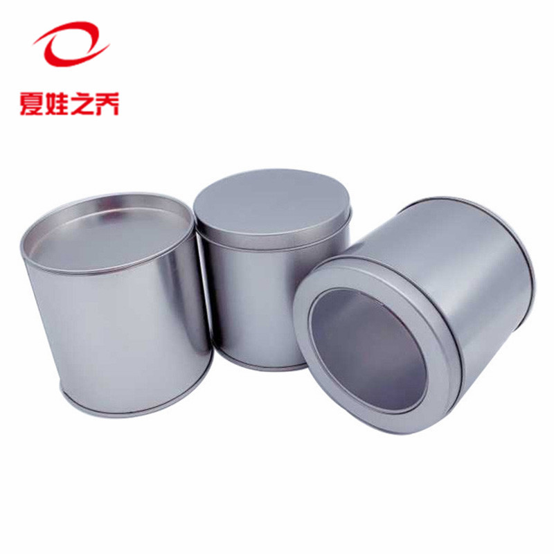 圆形马口铁盒喜糖罐批发铜锣烧饼干盒95*90坚果瓜子收纳铁罐子