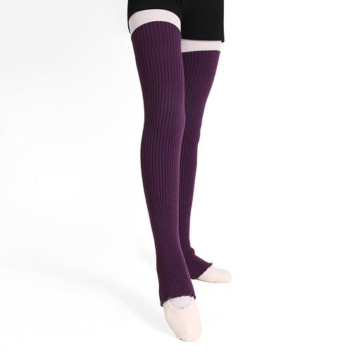 Dancer's Song Ballet Dance Over the Knee Socks Women's Long Latin Yoga Practice Non-Slip Socks and Leg Guards