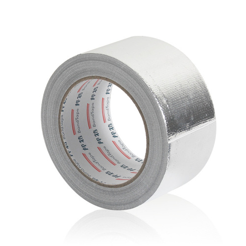 Bunte fiberglass cloth aluminum foil tape high temperature resistant tin foil water heater range hood smoke exhaust pipe sealing and insulation
