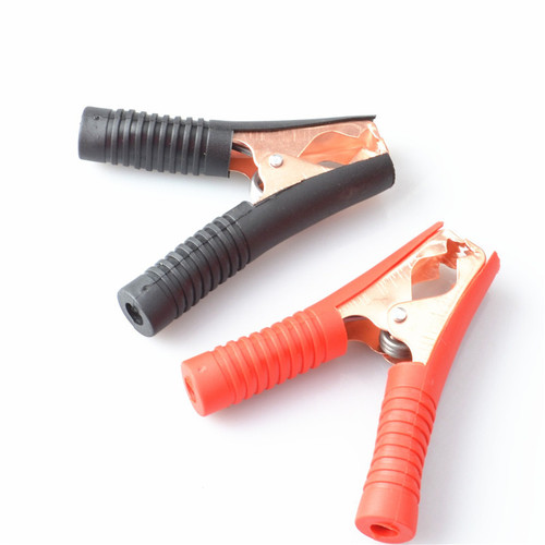 Test clip copper-plated 100A/car battery clip/high current clip red/black