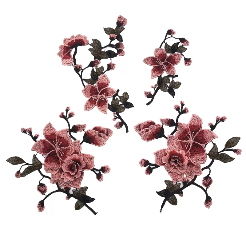 Fashionable dress, cheongsam, decorations, cloth, sticker, Chinese style, with embroidery, flowered