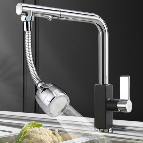 Kitchen faucet anti-splash head filter extended shower nozzle booster artifact lengthened universal universal extender
