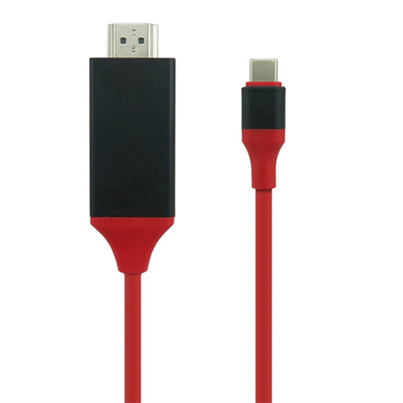 Factory Wholesale s8s10 Phone HD Cable TYPE C to HDMI Android Mirror Screen Cable 2 Meter USB3.1 Mirror Screen Device