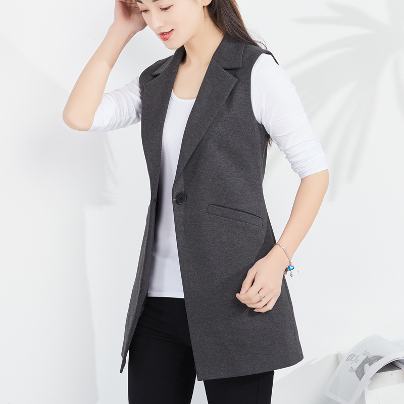 Gilet femme en Mélange de fibres chimiques - Ref 3316204 Image 35