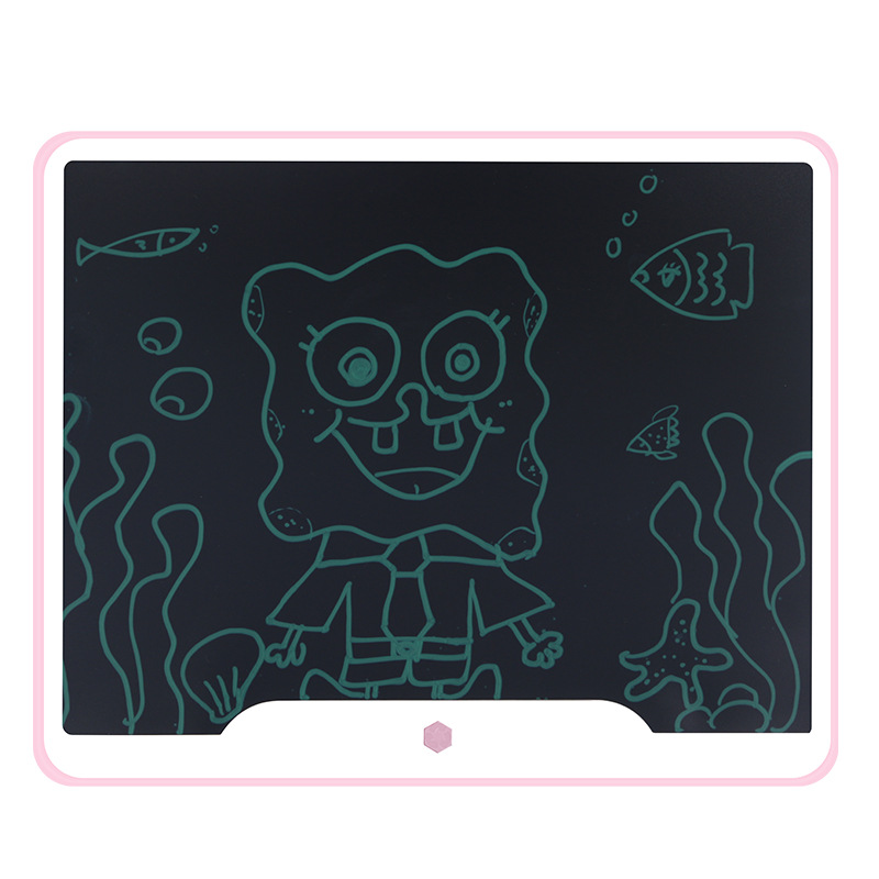 15寸液晶手寫板 兒童塗鴉繪畫小黑板lcd光能電子高亮粗筆迹手繪板