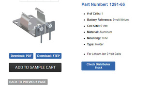 KEYSTONE ELECTRONICS  1291-66 9V 늳؏�Ƭ늳ؿ�늳���