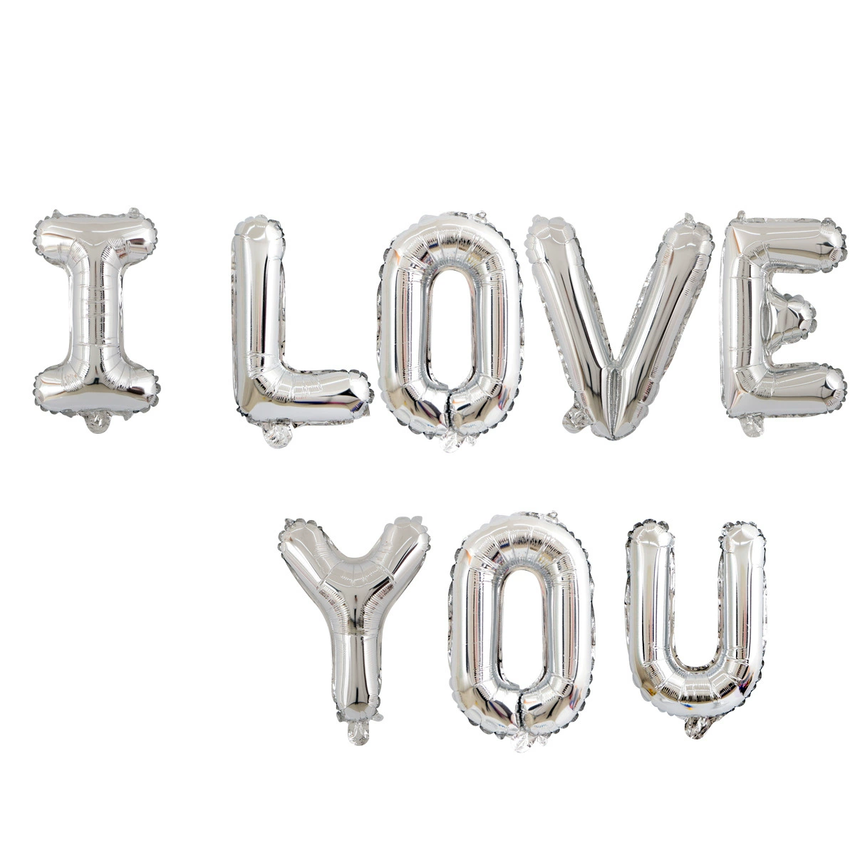 16-дюймовая имитация красивой версии набор воздушных шаров I love you, алюминиевая пленка буквы, набор для еды