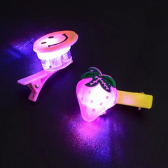 Glowing Rubber Hair Clips, Children's LED Cartoon Hair Clips, Cartoon Headbands, June 1st Children's Stands