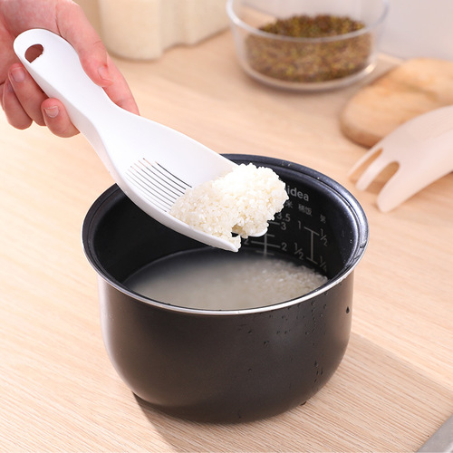 Home drainage basket plastic rice washing tool, washing rice and vegetables scoop sieve kitchen rice drainage basin, household thickened utensils