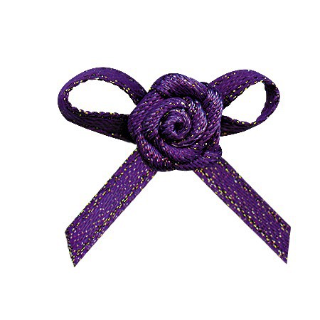 Yao Ming en stock al por mayor pequeño arco cinta de poliéster mano anudada pastel bandera cinta de satén arco