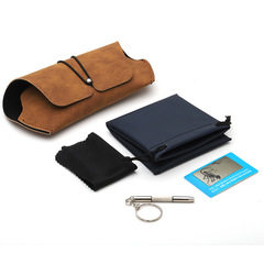 新款休閒眼鏡盒 皮革圓釘拉線繩太陽鏡盒子 logo全套墨鏡盒