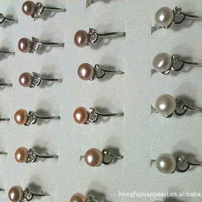 supply wholesale freshwater Pearl Ring direct deal HFY- 011 Pearl Jewelry jewelry