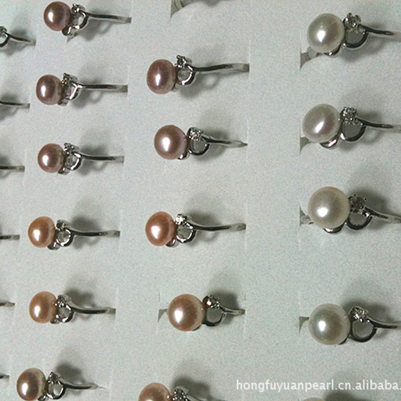 supply wholesale freshwater Pearl Ring direct deal HFY- 011 Pearl Jewelry jewelry