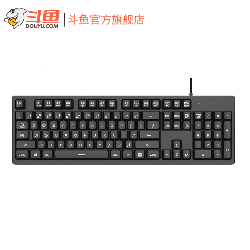 黑爵DKS100游戏键盘机械茶轴手感有线电竞吃鸡键盘跨境亚马逊ebay