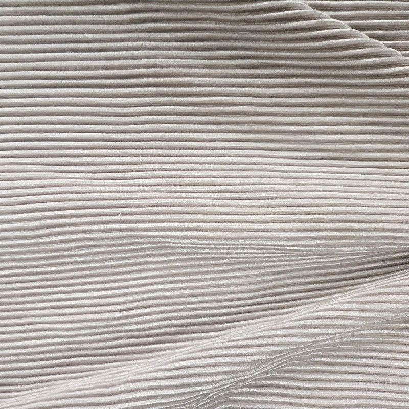 时尚闪亮褶皱韩国绒 女装面料特惠供应