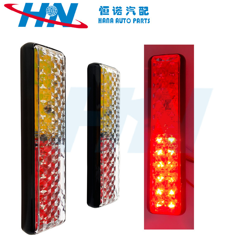 Las ventas de la fábrica amplia presión 10-30V camión remolque LED luz de freno de señal de giro luz lateral LED luz trasera luz de advertencia