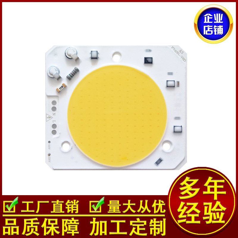 30W40W50W High power drive free LED light source COB Cast light outdoors waterproof Advertising lights Floodlight