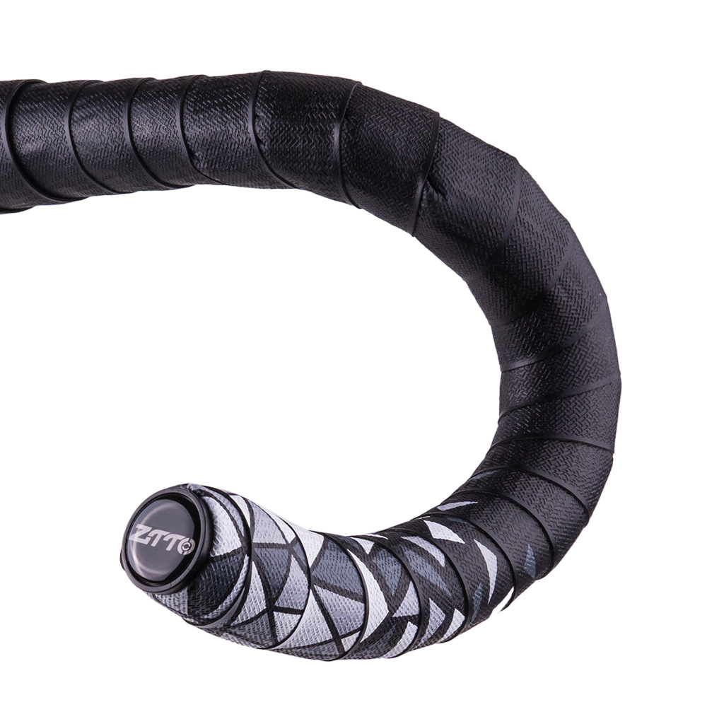 ZTTO cinturón de manillar de bicicleta de carretera EVA PU cinturón de bicicleta antideslizante transpirable transpirable cinturón de agarre de degradado de 3 colores