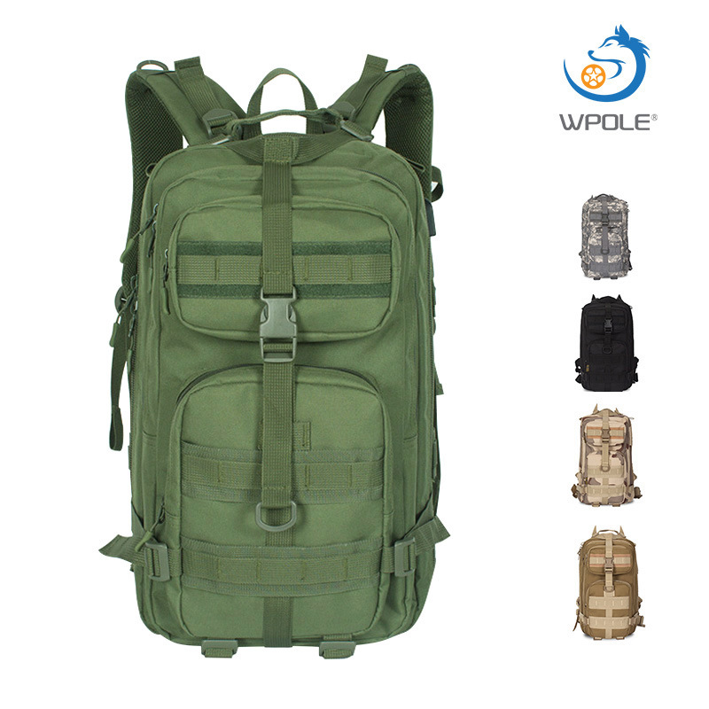 狼极3P战术背包 军迷登山包 防水CS迷彩包 户外包厂家直销|ru