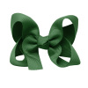 European and American cross -border hot -selling model Beckham Seven Same 3 -inch Children's Bow hair clip 34 plain colors