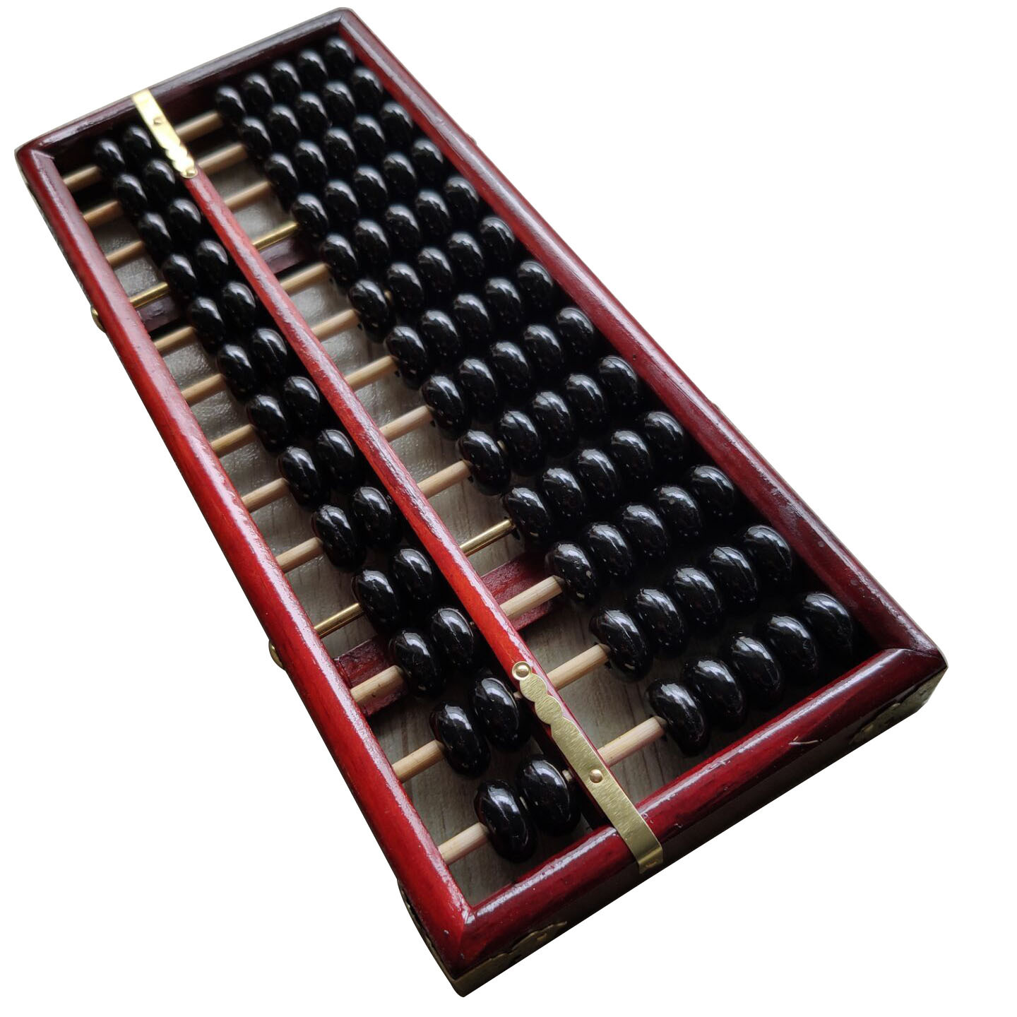A 13-digit 7-bead traditional abacus with wood, suitable for second-grade primary school students, direct sale.