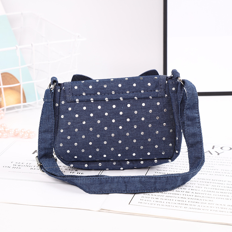 Factory Direct New Korean-style Sequins Single Room Bag Cute Cartoon Bag Female 2019 New Canvas Bag Mobile Phone Bag