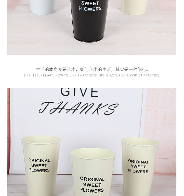 鲜花花桶醒花桶花店鲜花干花花桶花瓶插花花器