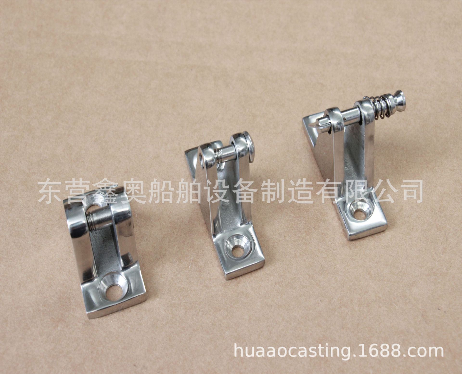 不锈钢船用铰链，精密铸造游艇遮凉棚配件