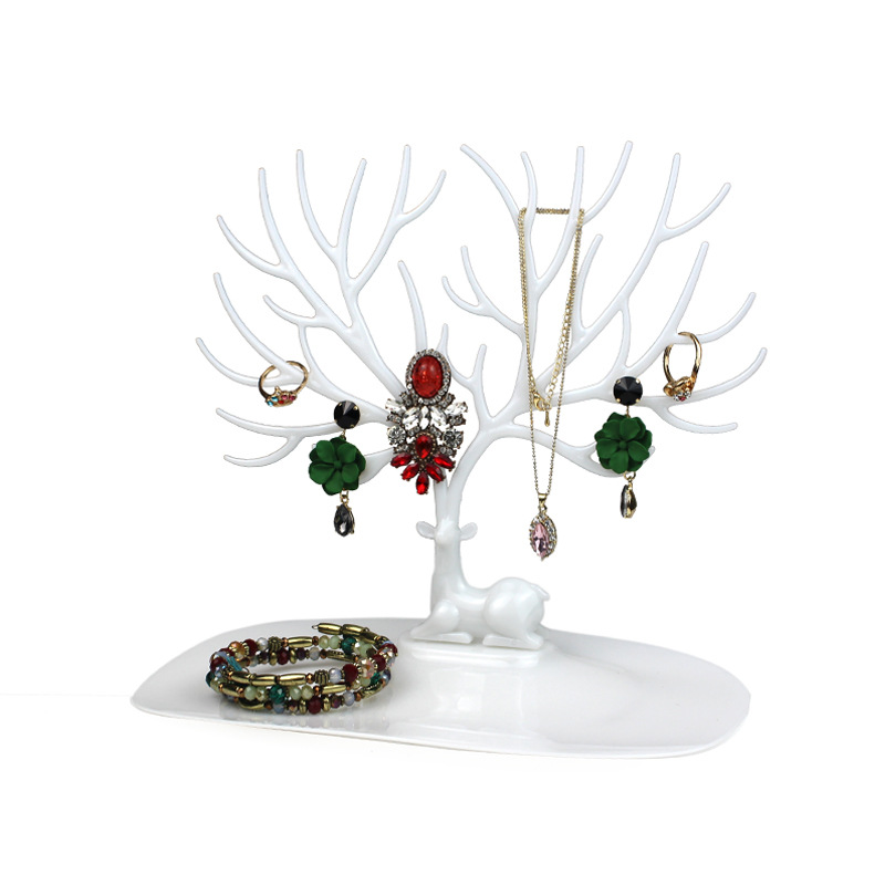 Simple Style Antlers Plastic Plastic Spraying Jewelry Rack display picture 4