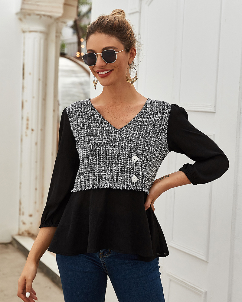 design women's spring and summer new commuter sexy top NSKA2146