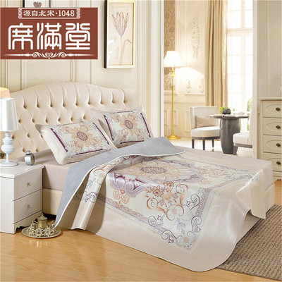 澳洲进口牛皮凉席加厚1.8m床真皮席子头层水牛皮软席1.5米|ms