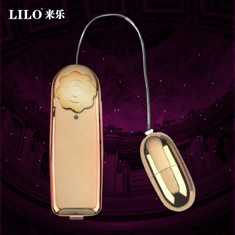 Color electroplated metallic single vibrating egg for women, sexy waterproof, vibrating clitoral orgasm masturbation device for men with generation