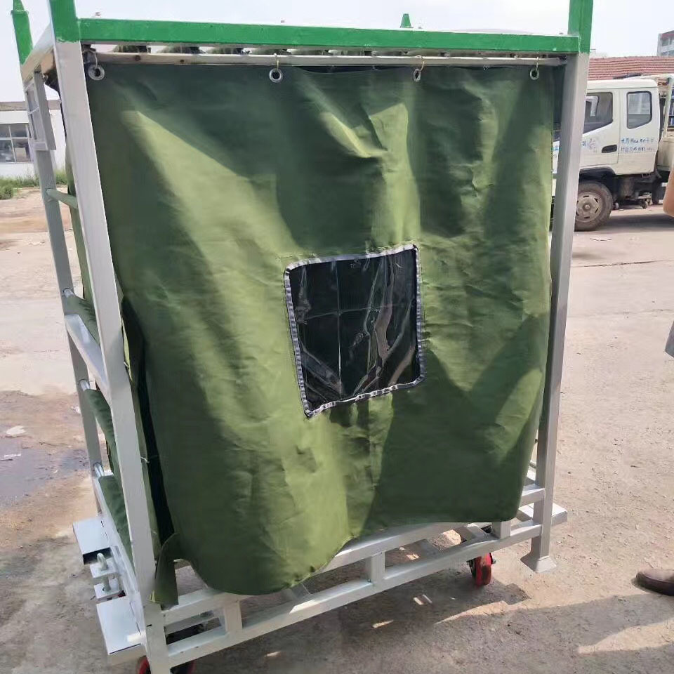 汽车配件周转架布袋 工装架布袋 帆布隔断 汽车零部件周转架帆布