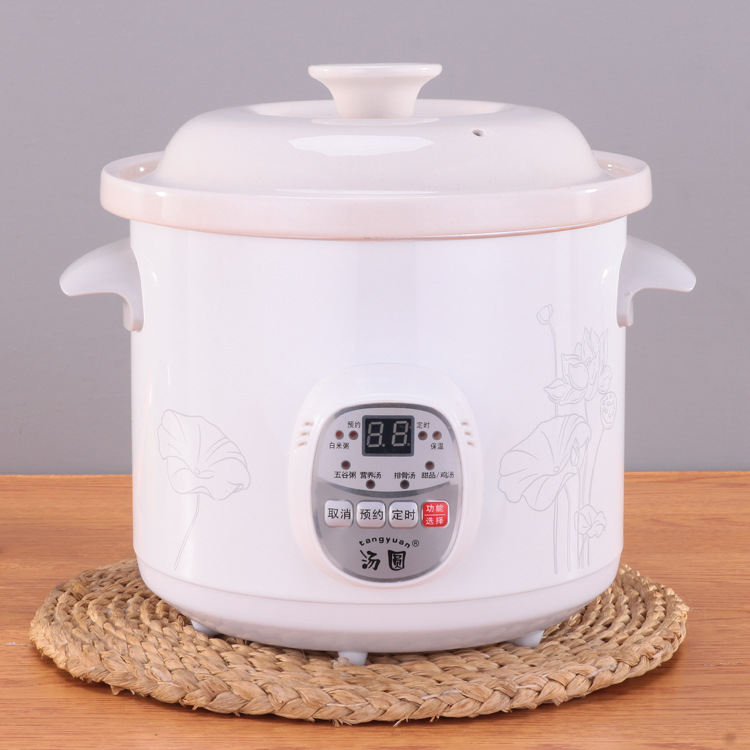 礼品陶瓷电炖锅全自动电砂锅煲粥锅紫砂煲汤罐电汤锅养生砂锅煮粥|ms