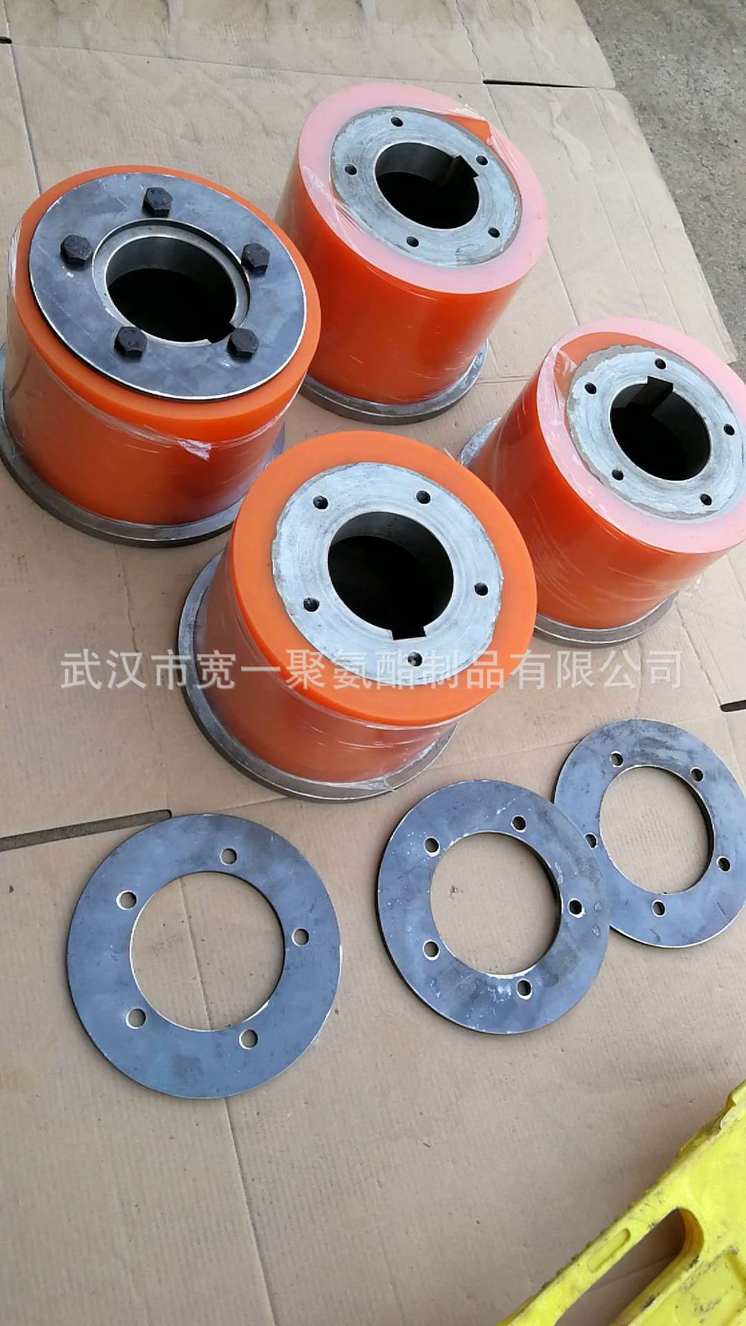 供应湖北武汉橡胶滚轮包胶加工定做 武汉橡胶轮包胶加工