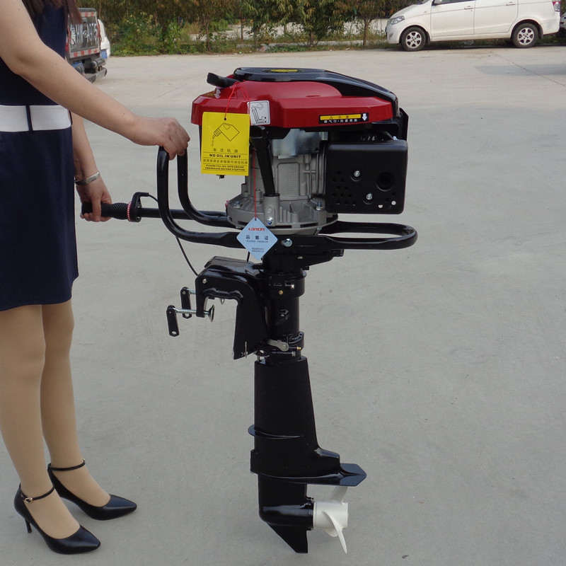 批发供应汽油船挂机 小型鱼饲料喂养船挂桨机 游览船舷外机