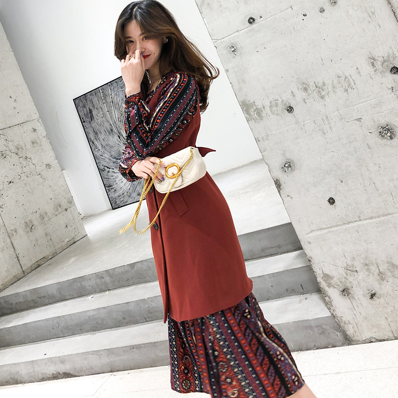 Costume femme en Mélange de fibres chimiques - Ref 3334974 Image 5