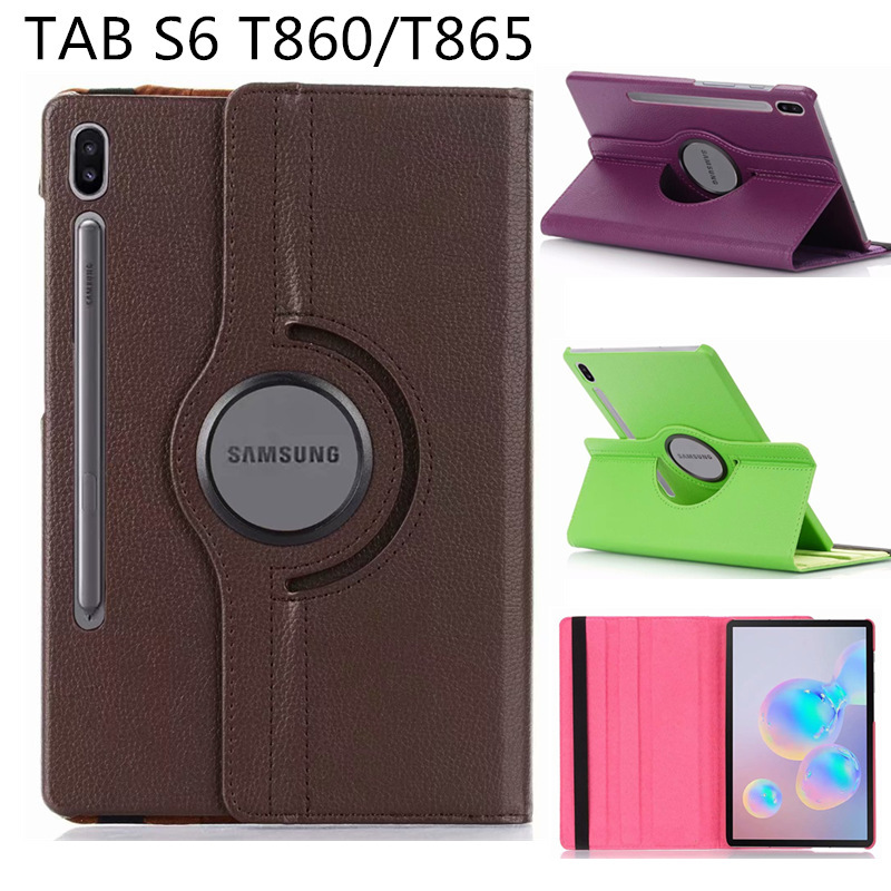 For Samsung Galaxy Tab S6 10.5 inch T860 tablet protective case T865 rotating leather case
