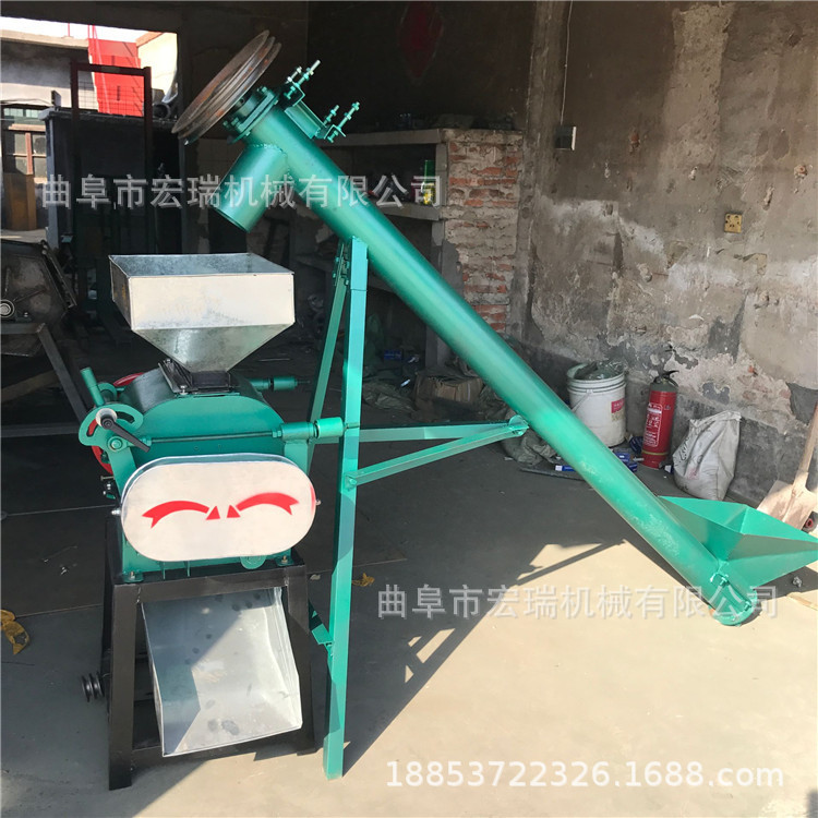 蒸酒用220v高粱破碎机 电动家用豆扁麦片机 花生轧胚破碎机