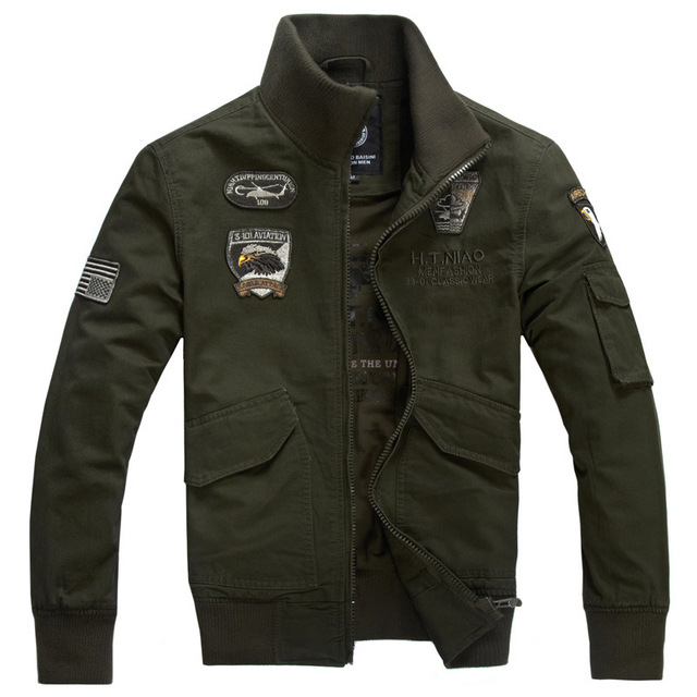 Autumn Style Men’s casual jacket military washing air force No.1 coat