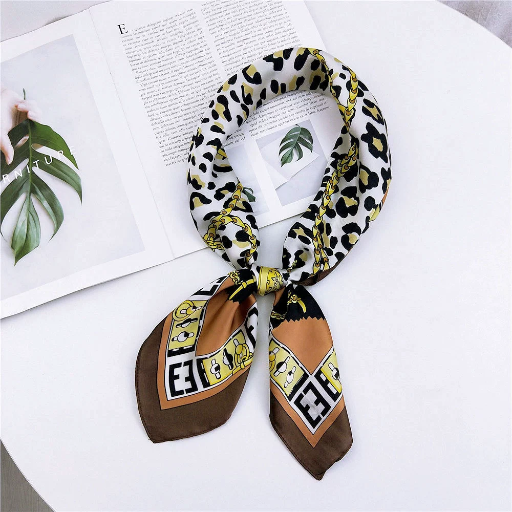 Universal demi-season scarf, thin neckerchief
