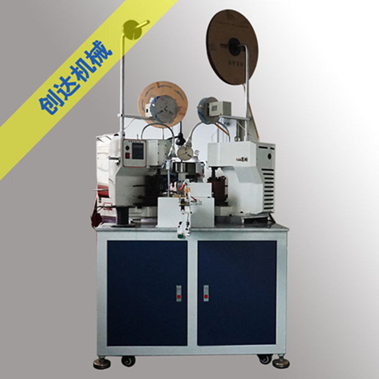 全自动双头端子机 旗形端子 单线双头端子压接机 高速端子压接机