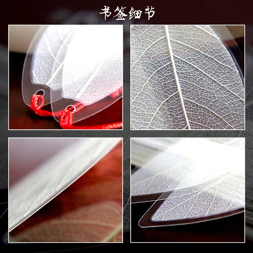 Leaf vein bookmarks for students to cheer for, inspirational, fresh, Chinese style, college entrance examination motivational text, creative small gifts