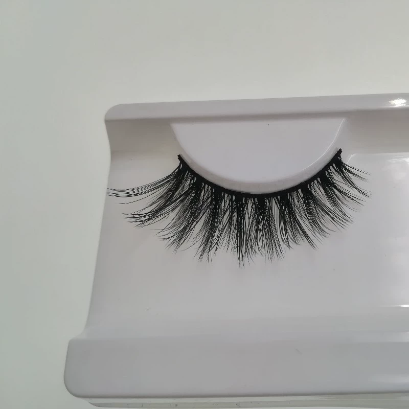 Long 3D False Eyelashes, P90 Style — Dramatic 15 mm Outer, 8 mm Inner, Black