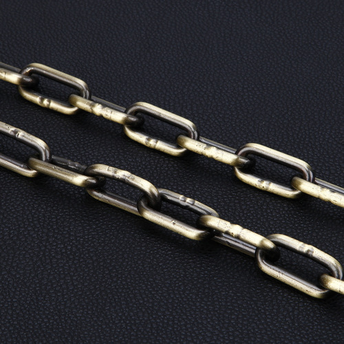 Golden chain iron chain chandelier chain metal chain copper chain multifunctional iron chain lock large copper chain