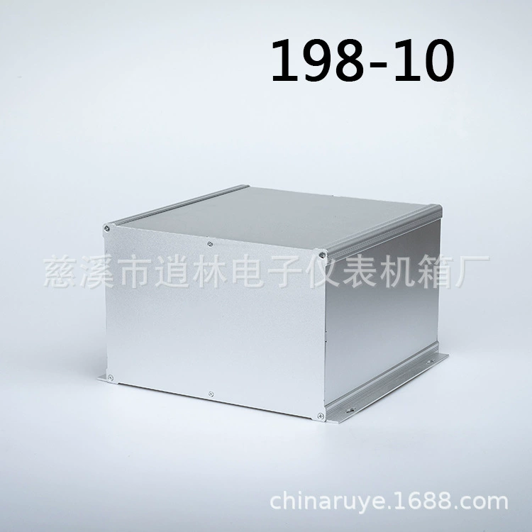 Шасси прибора, цельноалюминиевый металлический корпус, комбинированный профильный корпус 198-10, тип 190*290*300